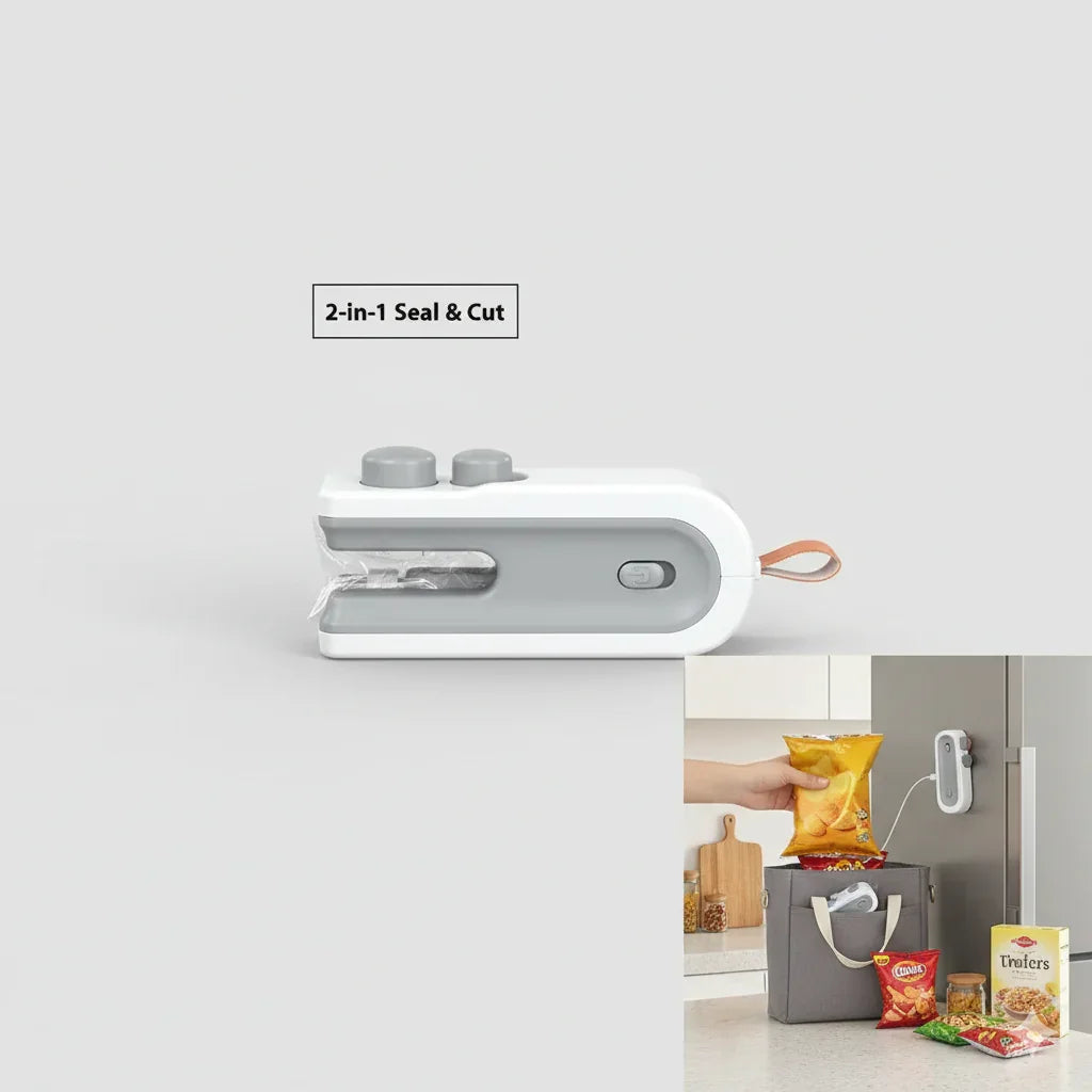 QuickSeal Mini Sealer - Rechargeable Sealing Machine