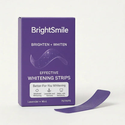 BrightSmile Whitening Strips- Pack of 7 Strips