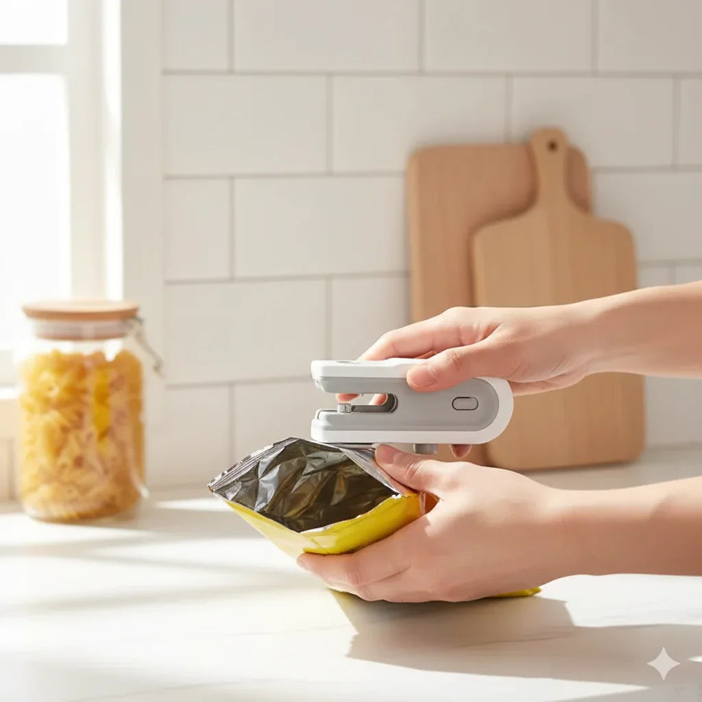QuickSeal Mini Sealer - Keeping it Fresh & Crisp