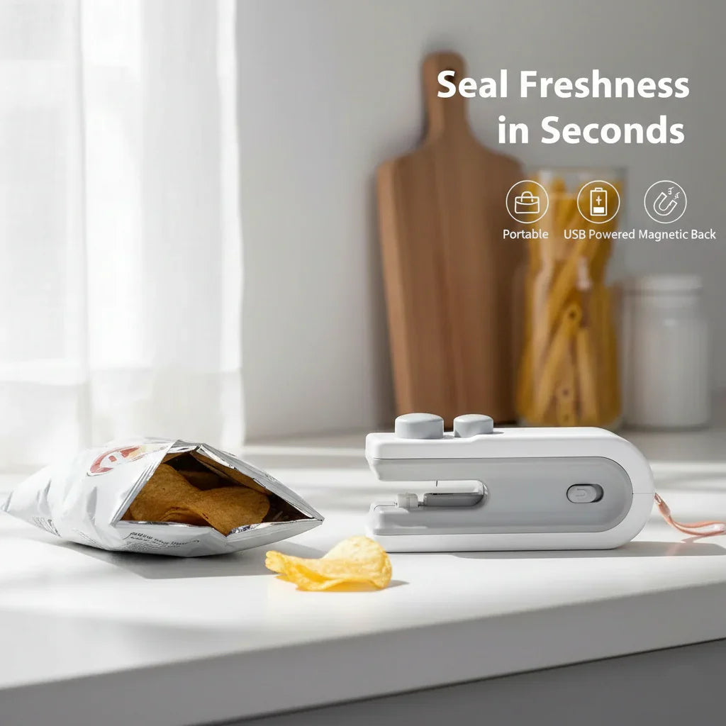 QuickSeal Mini Sealer - Keeping it Fresh & Crisp